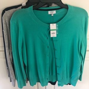 Seafoam green Women's large cardigan